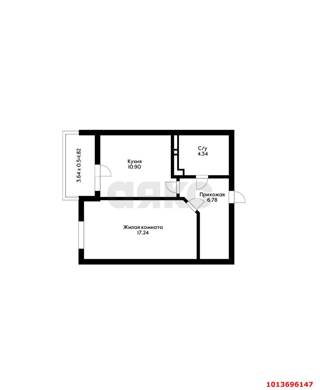 Фото №3: 1-комнатная квартира 41 м² - Краснодар, жилой комплекс На Стахановской, ул. Стахановская, 1/5