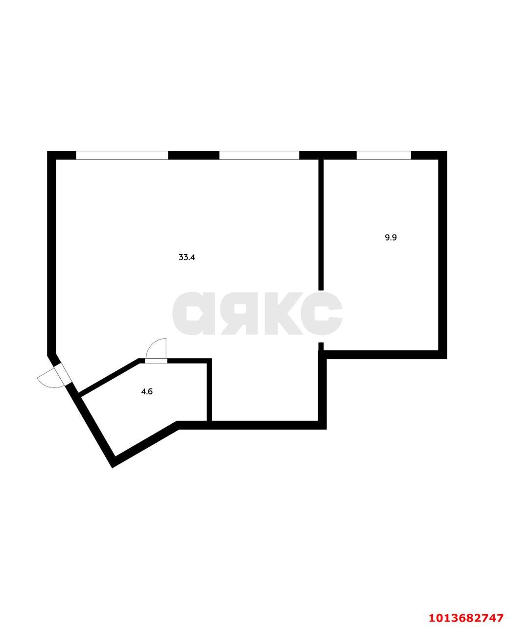 Фото №8: 2-комнатная квартира 48 м² - Краснодар, Табачная Фабрика, ул. Кругликовская, 3/14