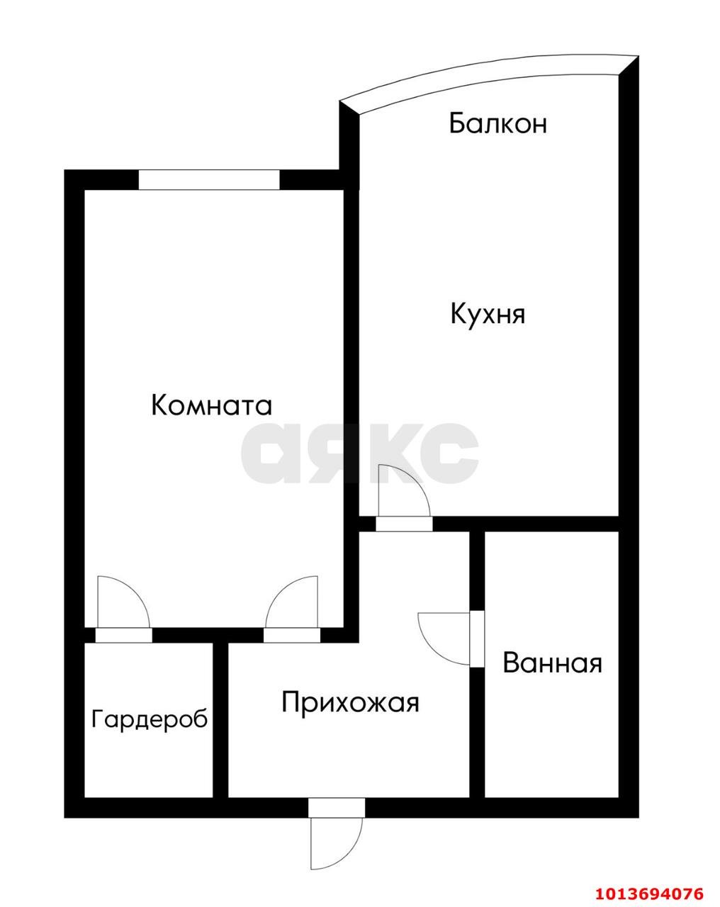 Фото №15: 1-комнатная квартира 34 м² - Краснодар, жилой комплекс Зеленодар, ул. Садовое Кольцо, 13