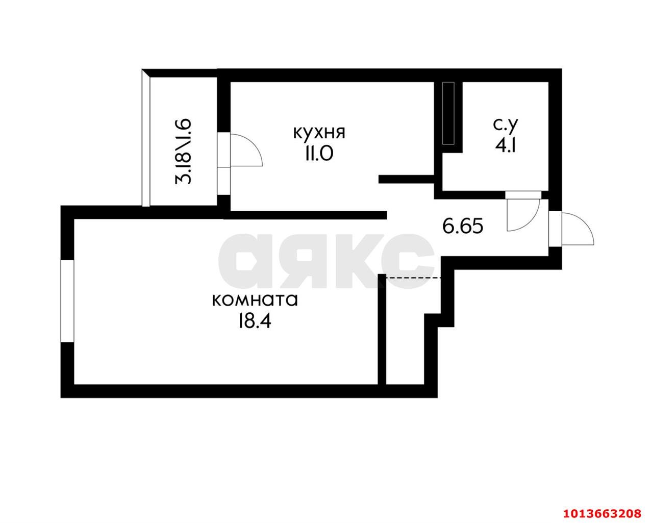 Фото №11: 1-комнатная квартира 43 м² - Краснодар, жилой комплекс Краснодар Сити, ул. Шоссе Нефтяников, 18к7