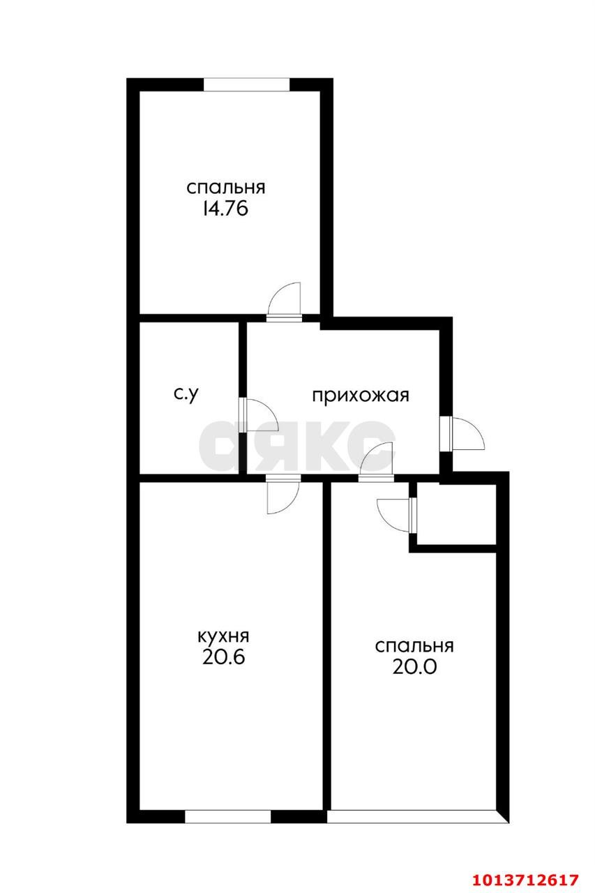 Фото №20: 2-комнатная квартира 70 м² - Краснодар, 1-й квартал, ул. Домбайская, 61