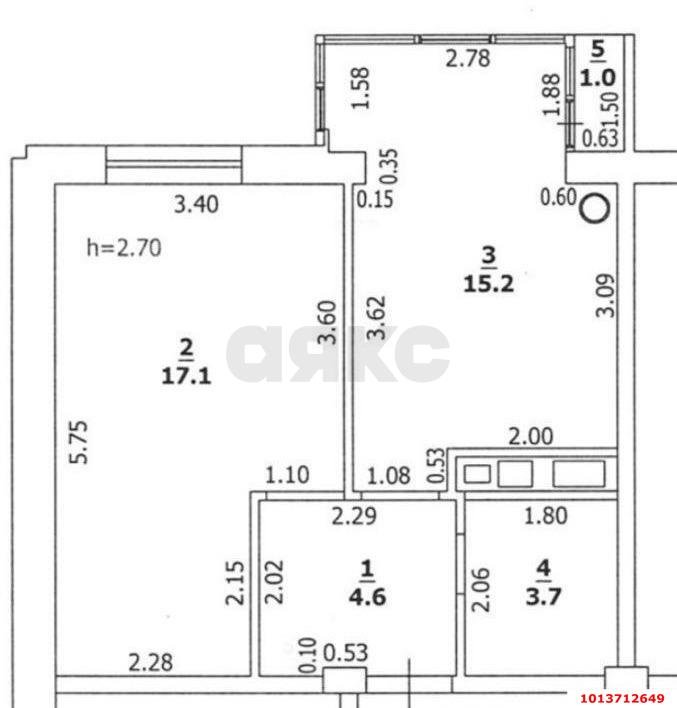 Фото №20: 1-комнатная квартира 44 м² - Небуг, ул. Газовиков, 3А/2