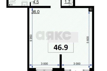 Фото №4: Торговое помещение 47 м² - Краснодар, мкр. жилой комплекс Ракурс, ул. имени Героя Ростовского, 8к1