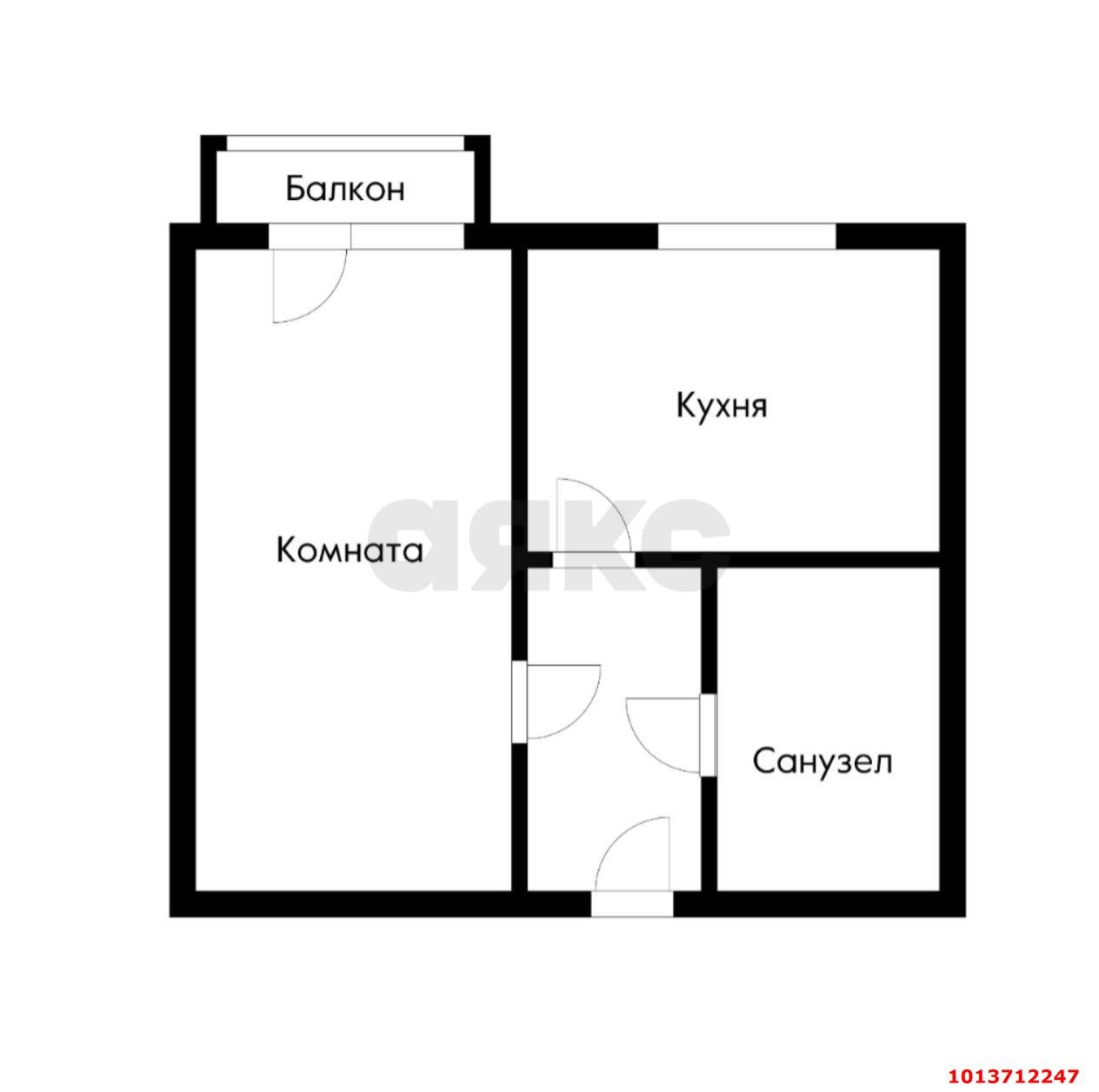 Фото №15: 1-комнатная квартира 29 м² - Краснодар, Славянский, ул. Славянская, 81