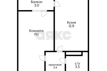 Фото №1: 1-комнатная квартира 34 м² - Краснодар, мкр. жилой комплекс Самолёт-4, ул. Константина Гондаря, 103к1