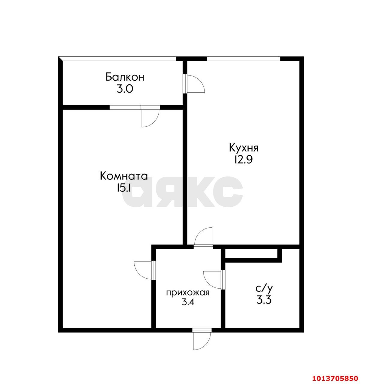 Фото №1: 1-комнатная квартира 37 м² - Краснодар, жилой комплекс Самолёт-4, ул. Константина Гондаря, 103к1