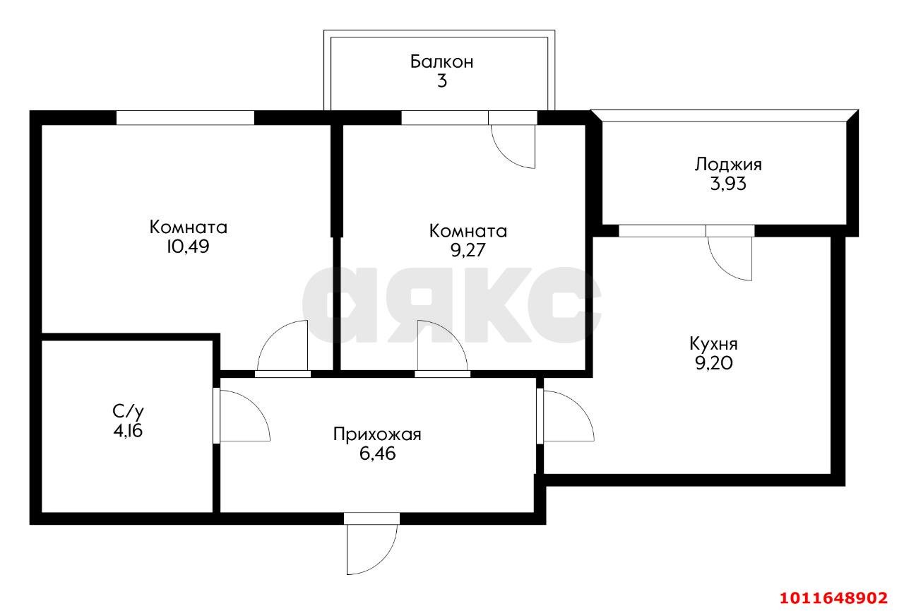 Фото №18: 2-комнатная квартира 42 м² - Краснодар, Славянский, ул. Красных Партизан, 1/4к16