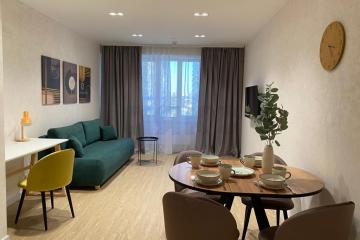 Фото №1: Апартаменты 47 м², 7/15 эт. - Краснодар, мкр. жилой комплекс Гранд Пэлэс, ул. Уральская, 75/6