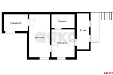 Фото №1: 1-комнатная квартира 33 м² - Краснодар, мкр. Центральный, ул. Комсомольская, 47