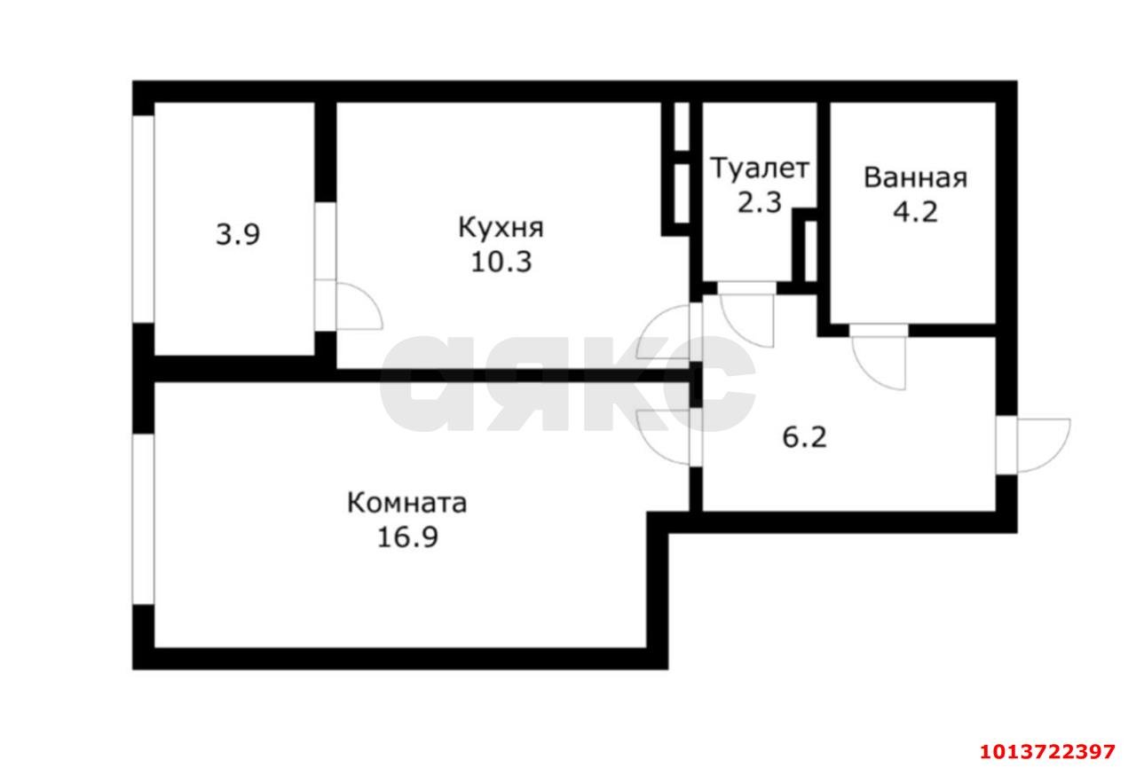 Фото №11: 1-комнатная квартира 40 м² - Краснодар, жилой комплекс Легенда, ул. имени 40-летия Победы, 139