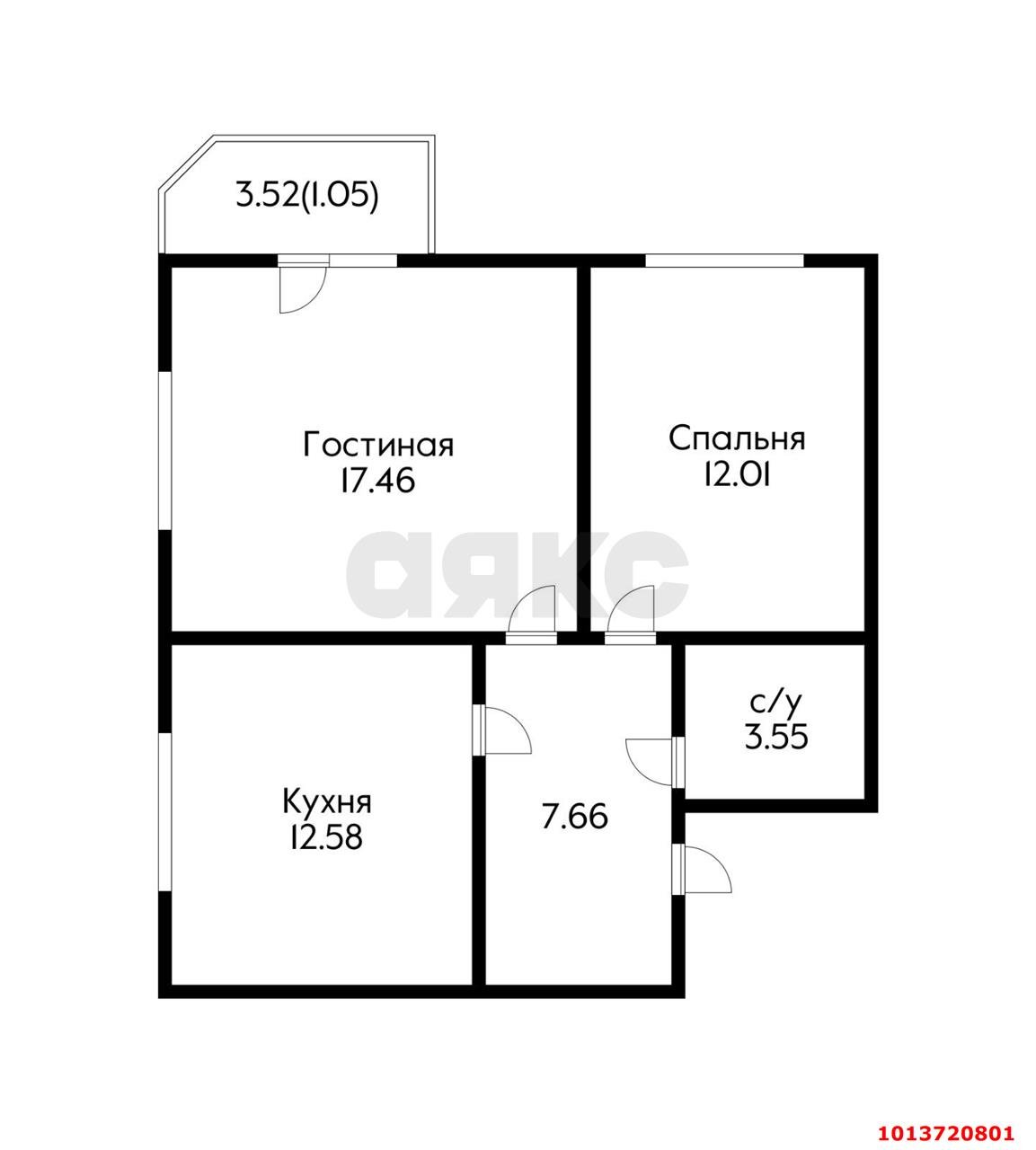 Фото №19: 2-комнатная квартира 53 м² - Краснодар, Губернский, ул. им. Героя Яцкова И.В., 17к1