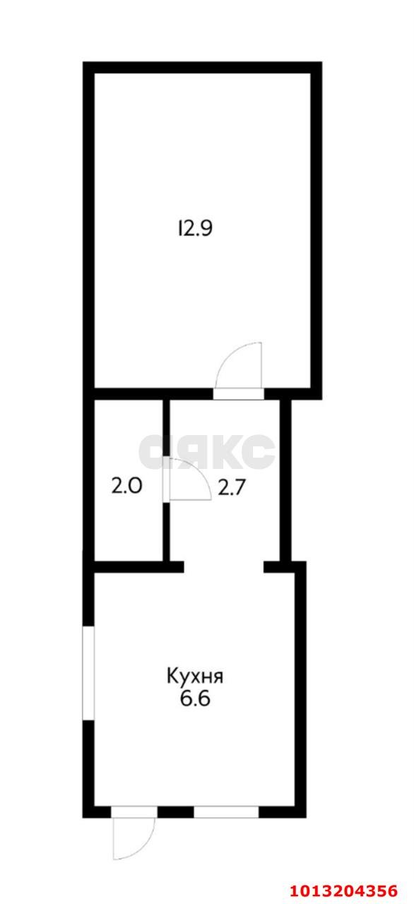 Фото №5: 1-комнатная квартира 25 м² - Краснодар, Западный внутригородской округ, ул. Дальняя, 3Б