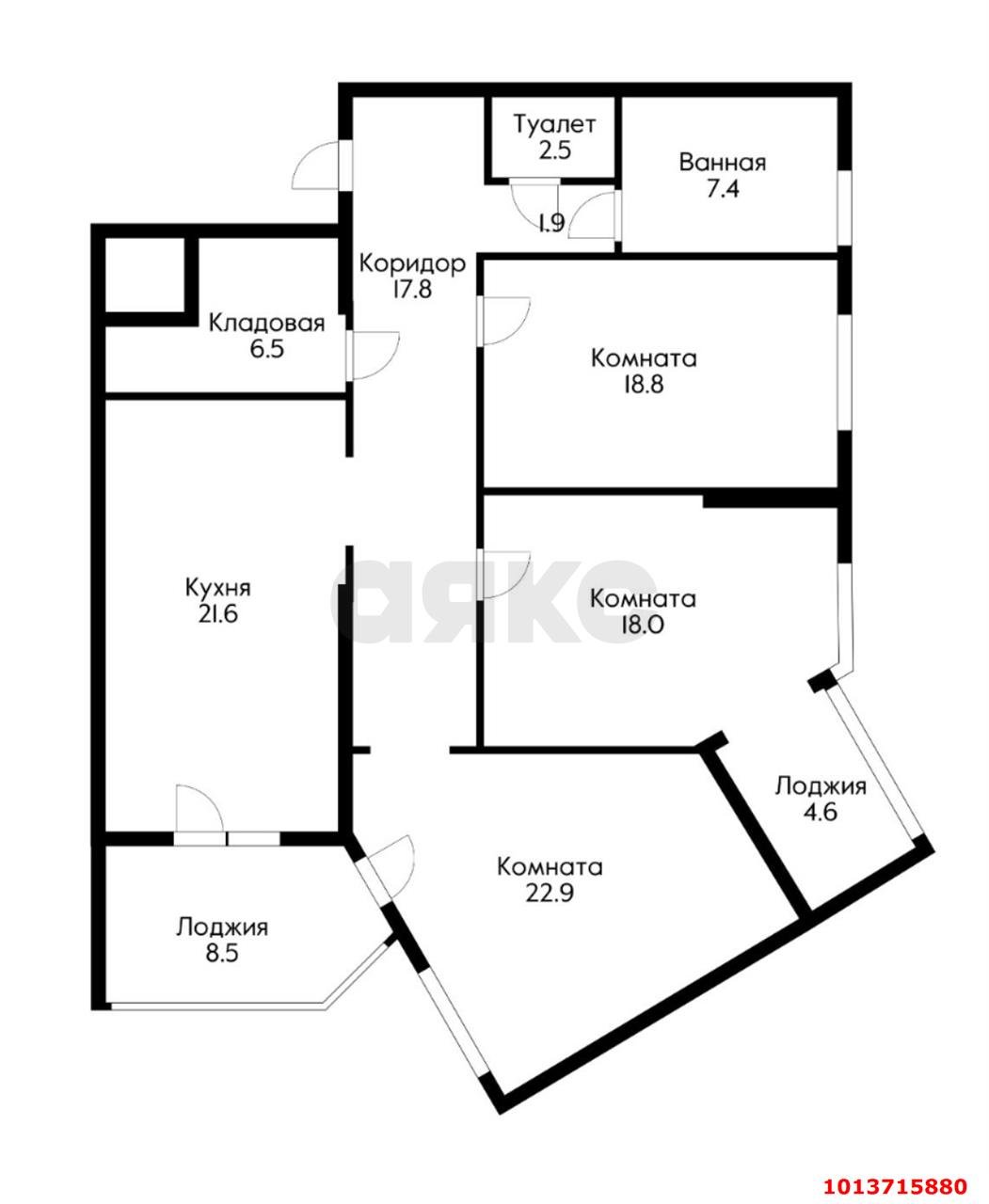 Фото №16: 3-комнатная квартира 130 м² - Краснодар, Центральный, ул. Кубанская Набережная, 37/11