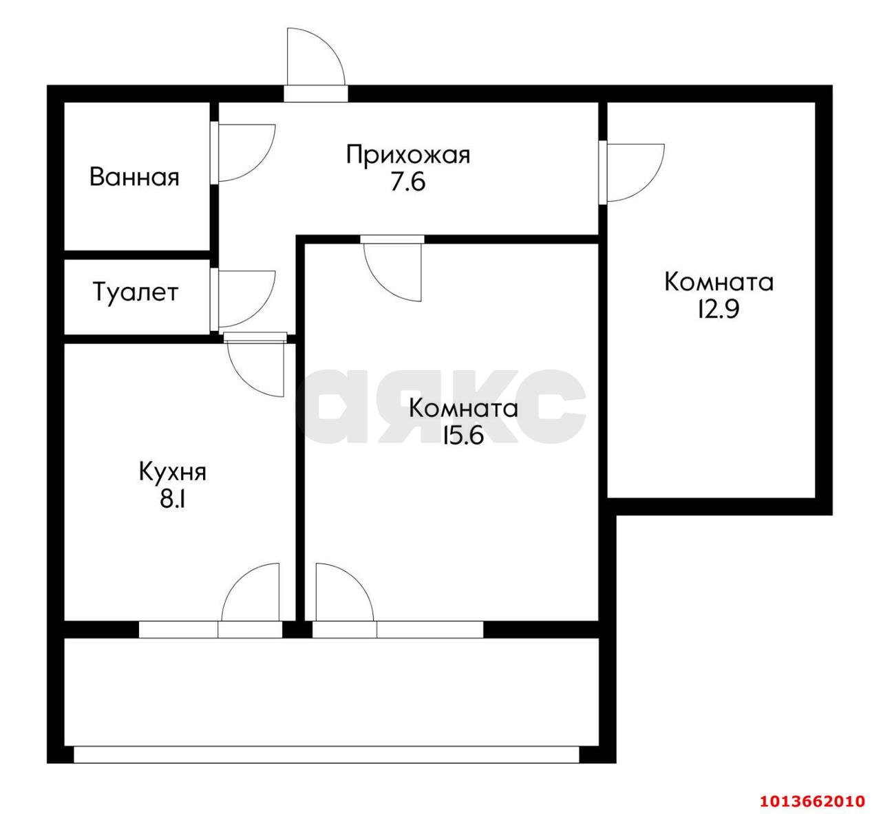 Фото №14: 2-комнатная квартира 60 м² - Краснодар, 40 лет Победы, ул. имени 40-летия Победы, 146/7