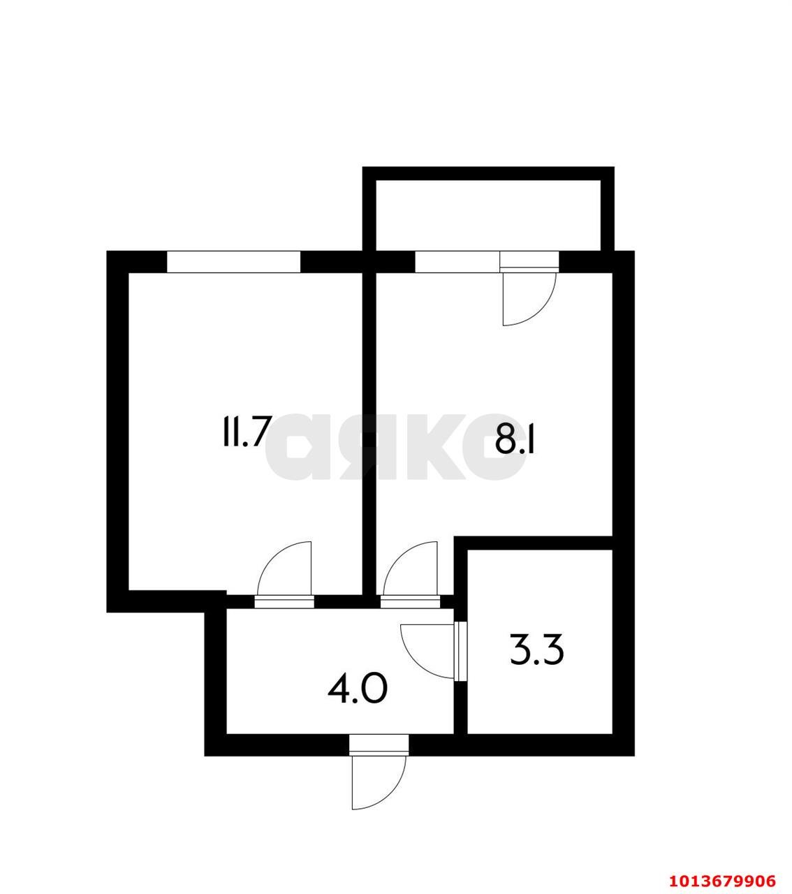 Фото №14: 1-комнатная квартира 31 м² - Берёзовый, Прогресс, ул. Мечникова, 1