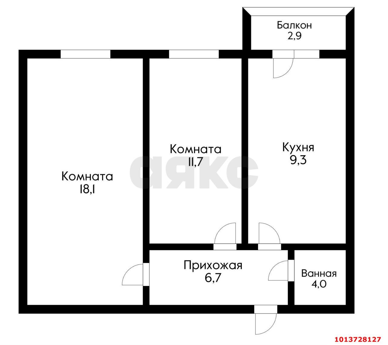 Фото №10: 2-комнатная квартира 57 м² - Пригородный, жилой комплекс Мини-полис Куб-А, ул. Сербская, 6/1