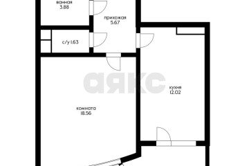 Фото №4: 1-комнатная квартира 41 м² - Краснодар, мкр. Фестивальный, ул. Гаражная, 81/3