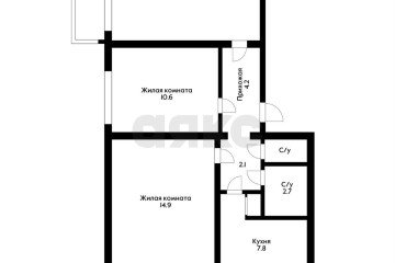 Фото №5: 3-комнатная квартира 58 м² - Краснодар, мкр. Западный внутригородской округ, ул. Бабушкина, 281/2