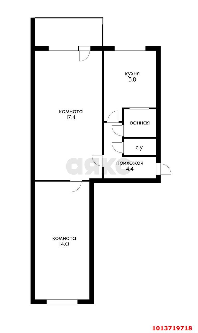 Фото №11: 2-комнатная квартира 48 м² - Краснодар, Дубинка, пр-д 2-й  Стасова, 107