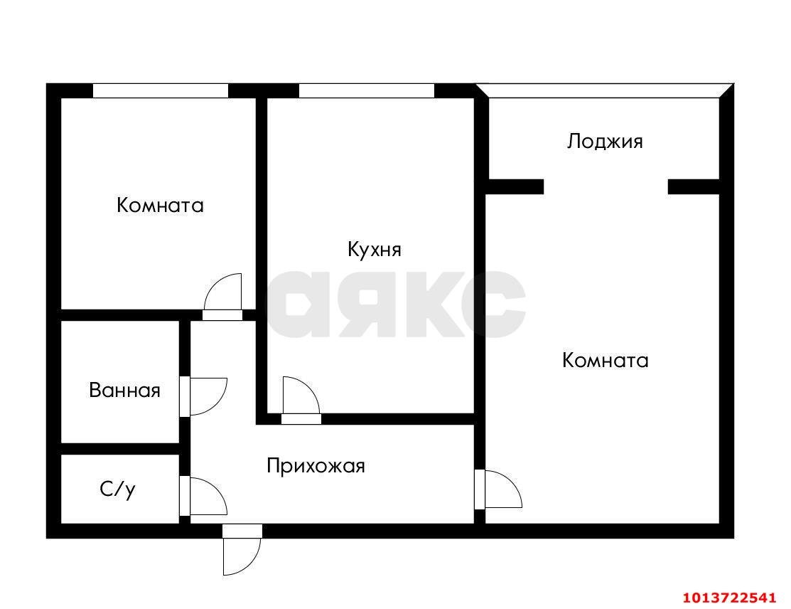 Фото №9: 2-комнатная квартира 53 м² - Краснодар, Комсомольский, ул. Уральская, 208