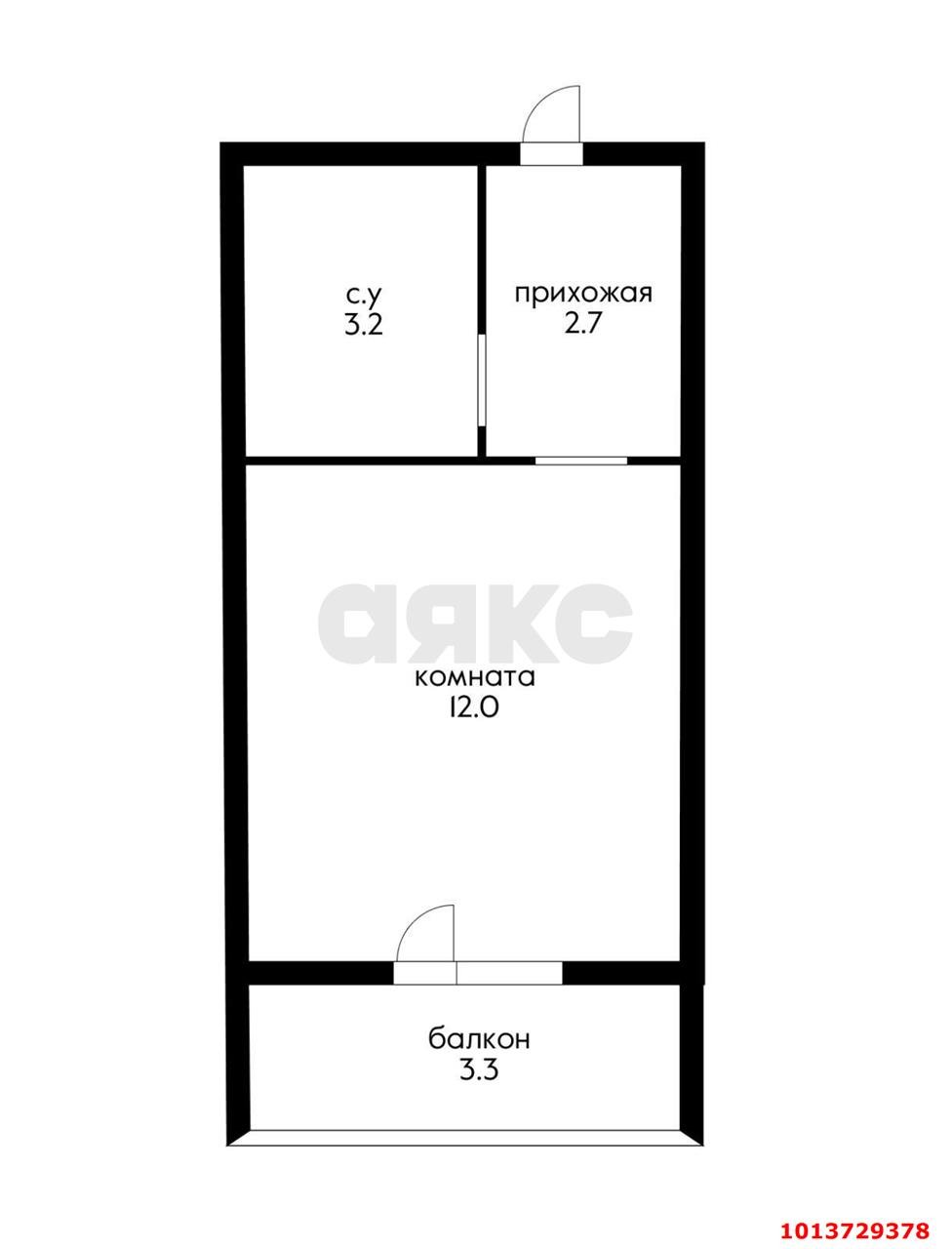 Фото №9: Студия 21 м² - Краснодар, жилой комплекс Матрёшки, ул. 1-я Ямальская, 5к6