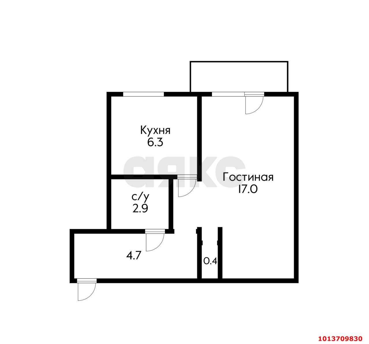 Фото №9: 1-комнатная квартира 35 м² - Краснодар, Центральный внутригородской округ, ул. Красная, 206