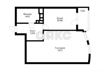 Фото №4: 1-комнатная квартира 47 м² - Краснодар, мкр. жилой комплекс Кино, ул. Уральская, 100