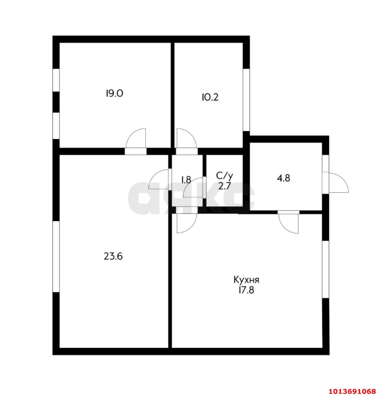 Фото №18: Дом 85 м² + 2.35 сот. - Краснодар, Центральный, ул. Длинная, 219