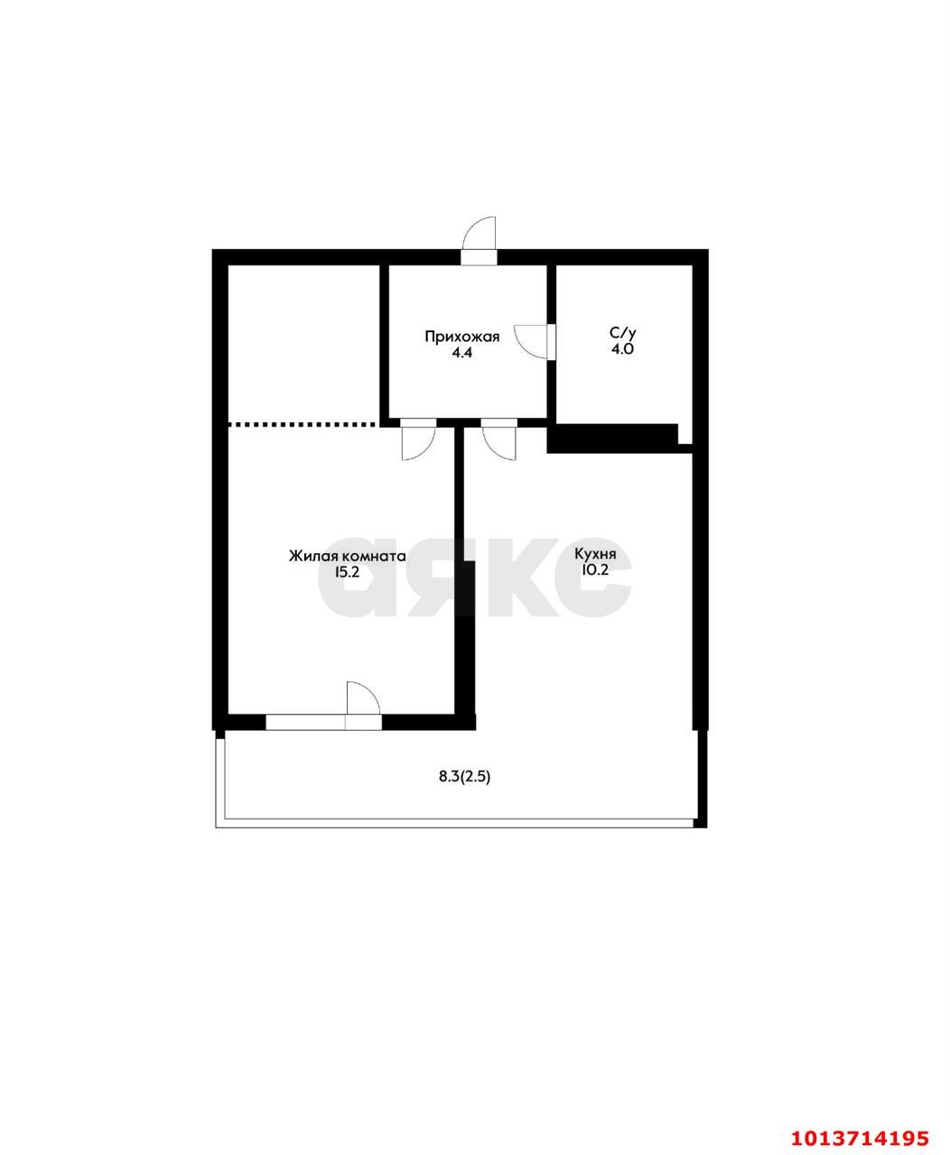 Фото №16: 1-комнатная квартира 44 м² - Краснодар, жилой комплекс Отражение, ул. Конгрессная, 41