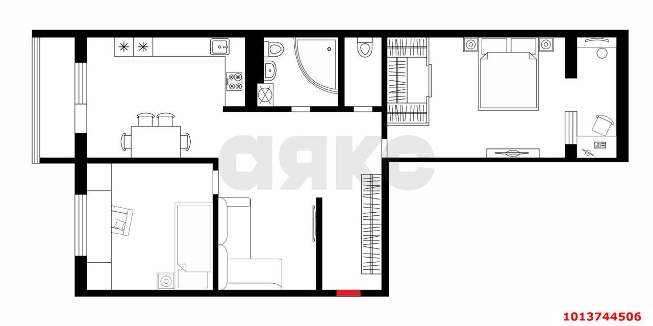 Фото №20: 3-комнатная квартира 90 м² - Краснодар, Черёмушки, ул. Кубанская, 54