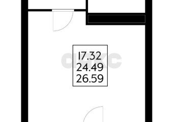 Фото №3: Студия 28 м² - Краснодар, мкр. жилой комплекс Мой Город, ул. Западный Обход, 39