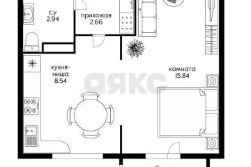 Фото №2: Студия 31 м² - Краснодар, мкр. жилой комплекс Новая Португалия, ул. Лиссабонская, 80