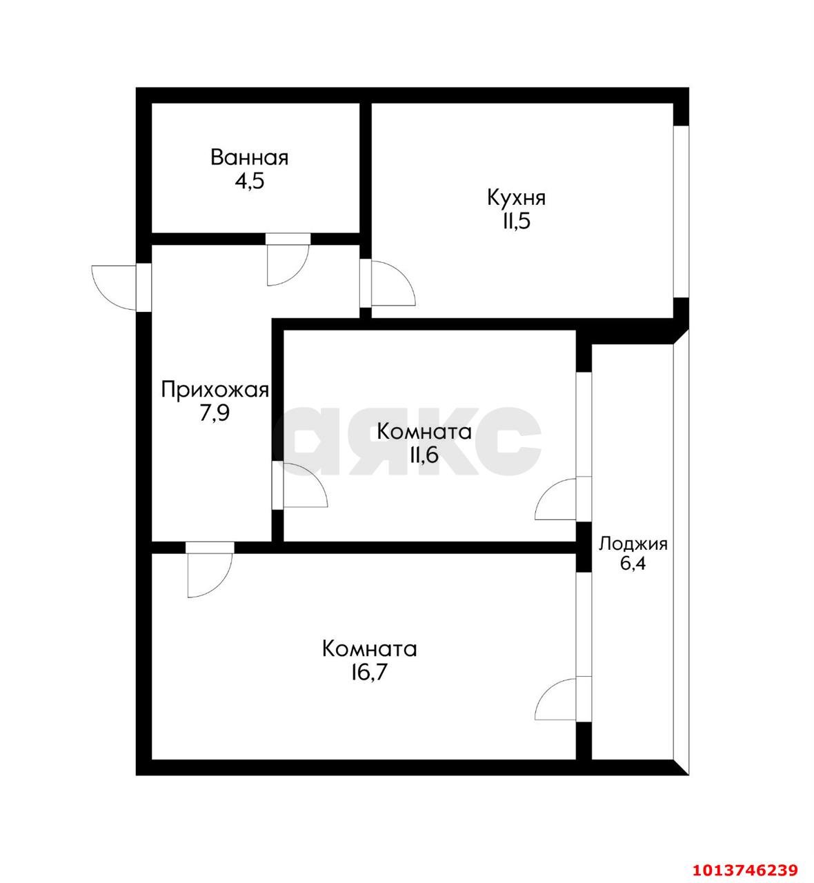 Фото №10: 2-комнатная квартира 58 м² - Российский, Прикубанский внутригородской округ, ул. Городская, 11