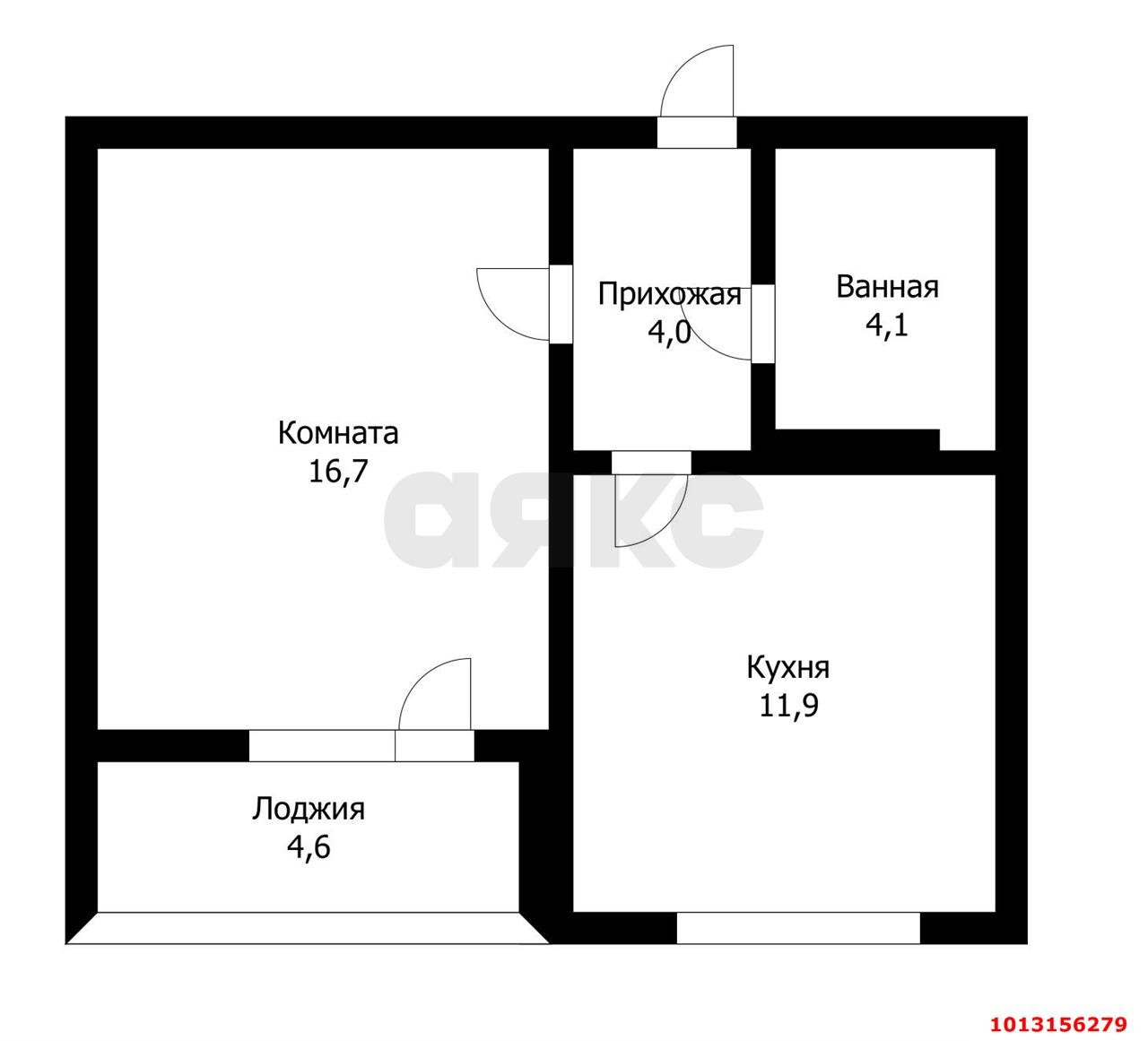 Фото №8: 1-комнатная квартира 41 м² - Краснодар, жилой комплекс Феникс, ул. имени В.Н. Мачуги, 4/2