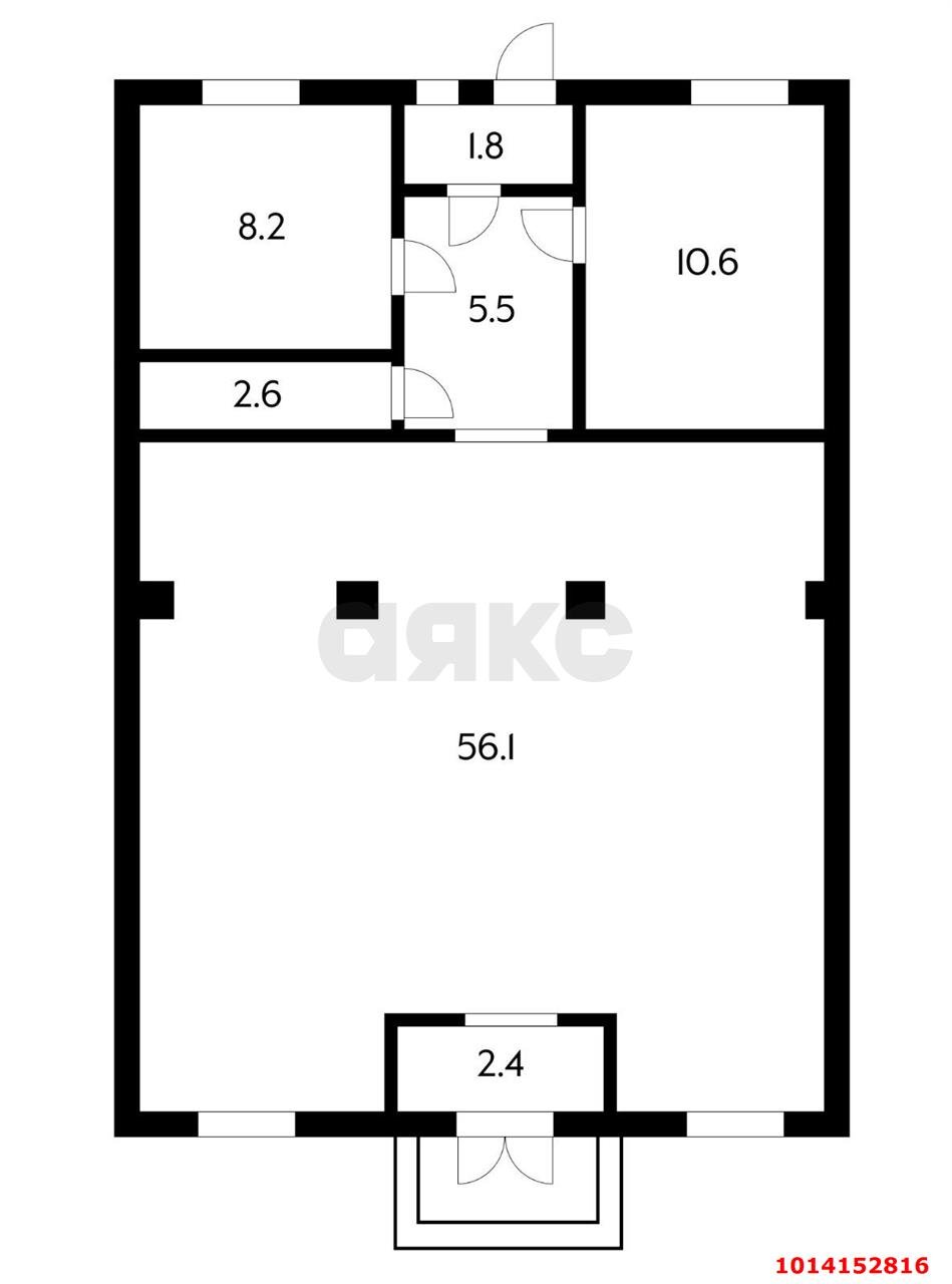 Фото №6: Торговое помещение 88 м² - Краснодар, Завод Измерительных Приборов, ул. Офицерская, 50