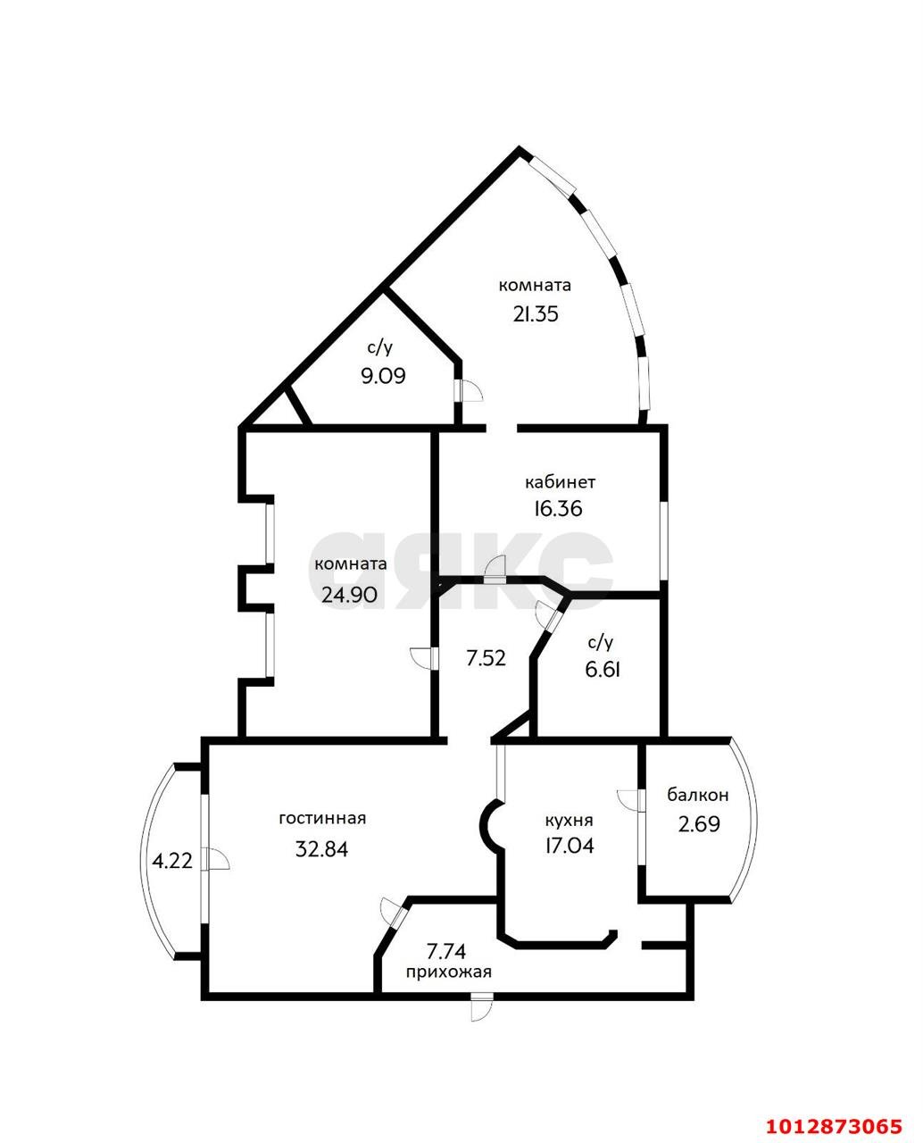 Фото №4: 3-комнатная квартира 153 м² - Краснодар, Западный внутригородской округ, ул. имени Дзержинского, 12/1