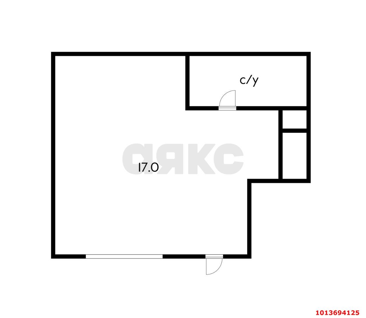 Фото №8: 1-комнатная квартира 30 м² - Краснодар, Центральный, ул. Октябрьская, 167