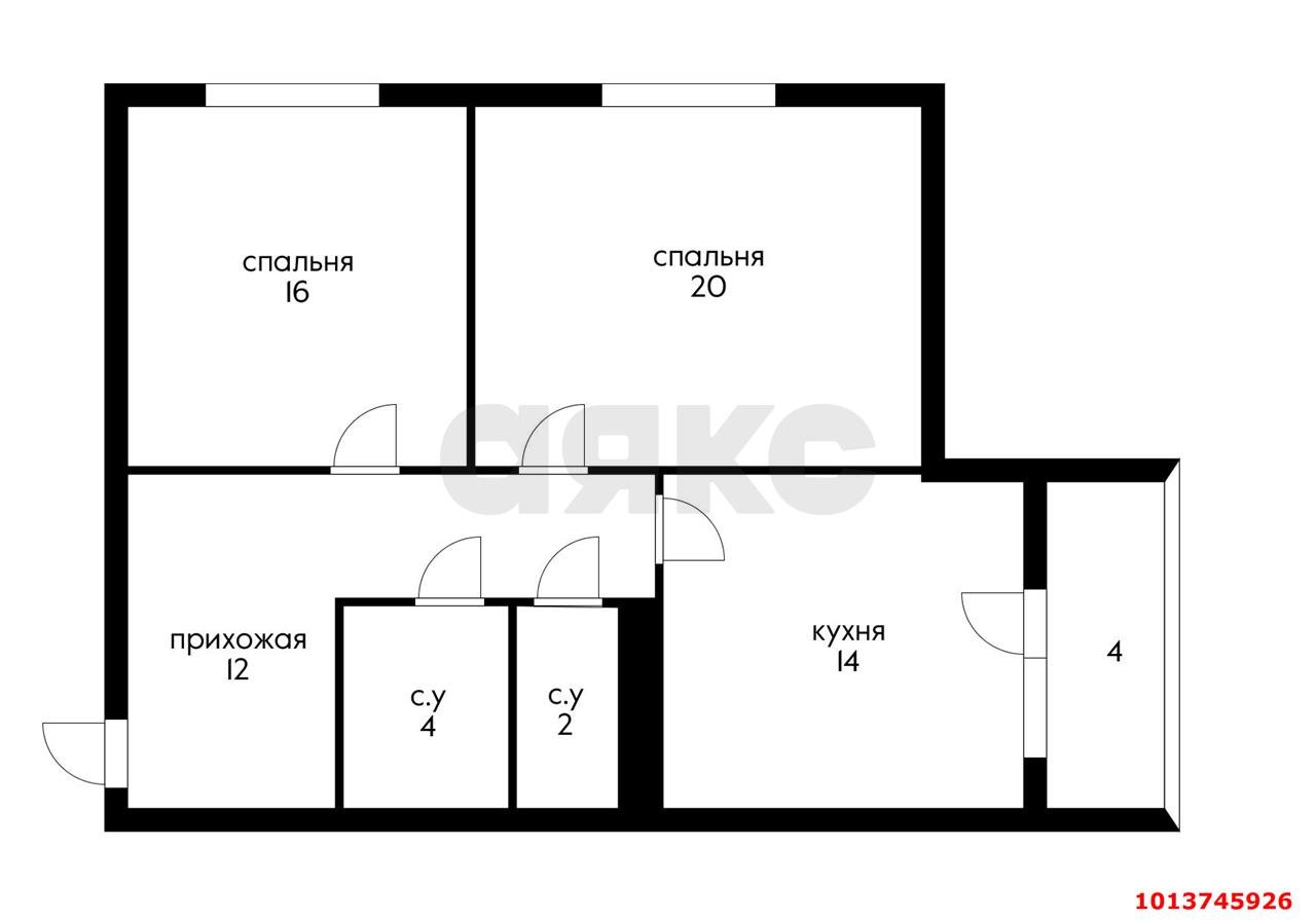 Фото №17: 2-комнатная квартира 70 м² - Краснодар, Западный внутригородской округ, ул. Кожевенная, 42/1