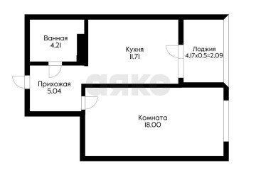 Фото №5: 1-комнатная квартира 38 м² - Краснодар, мкр. 4-й квартал, ул. Боспорская, 6