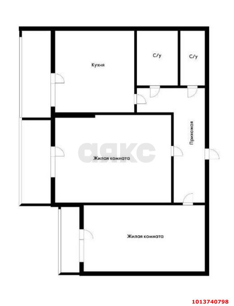 Фото №17: 2-комнатная квартира 60 м² - Краснодар, Военный городок № 106, ул. имени Дзержинского, 54/13