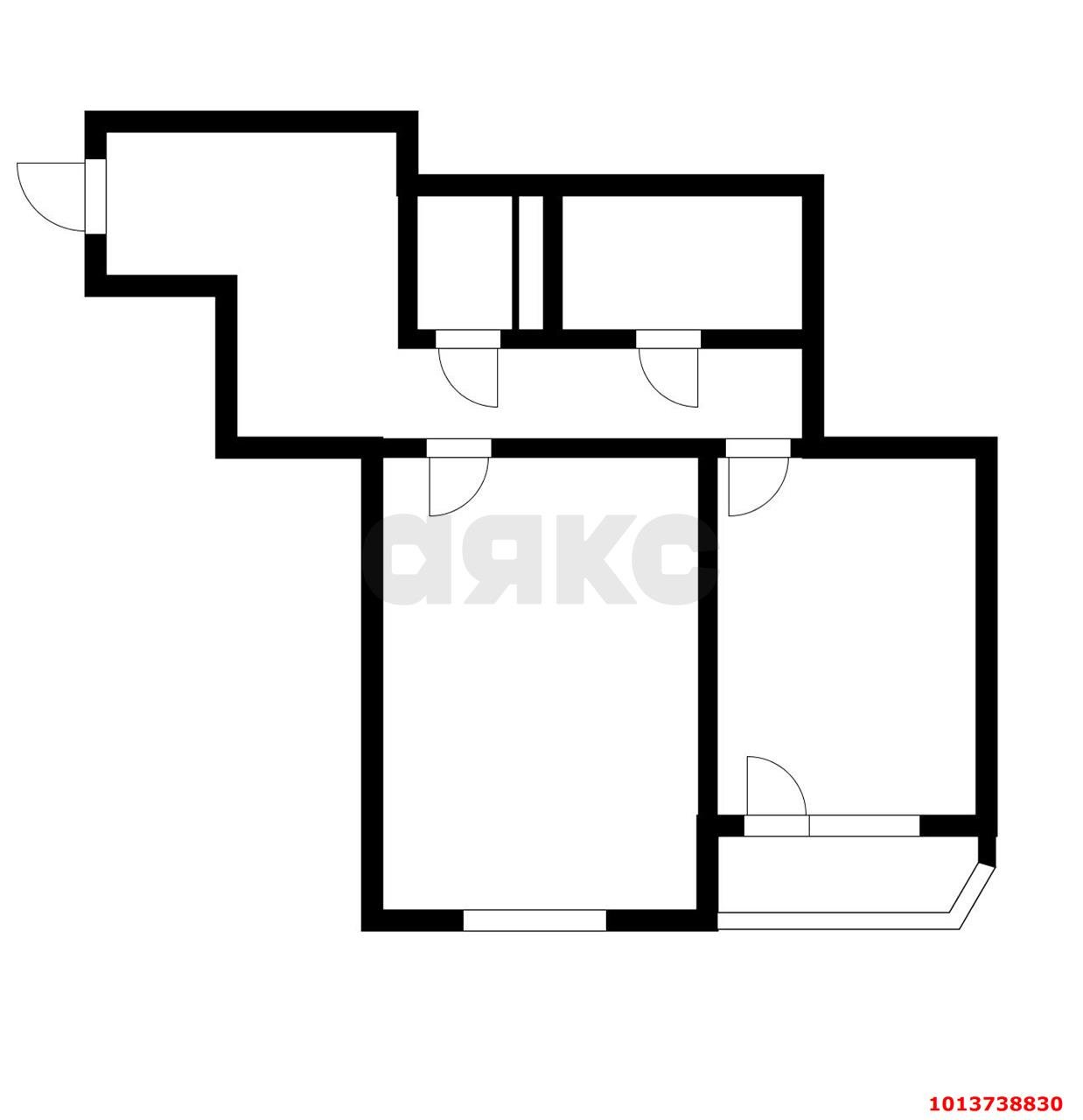 Фото №7: 1-комнатная квартира 53 м² - Краснодар, Солнечный, пр-кт Константина Образцова, 25к2