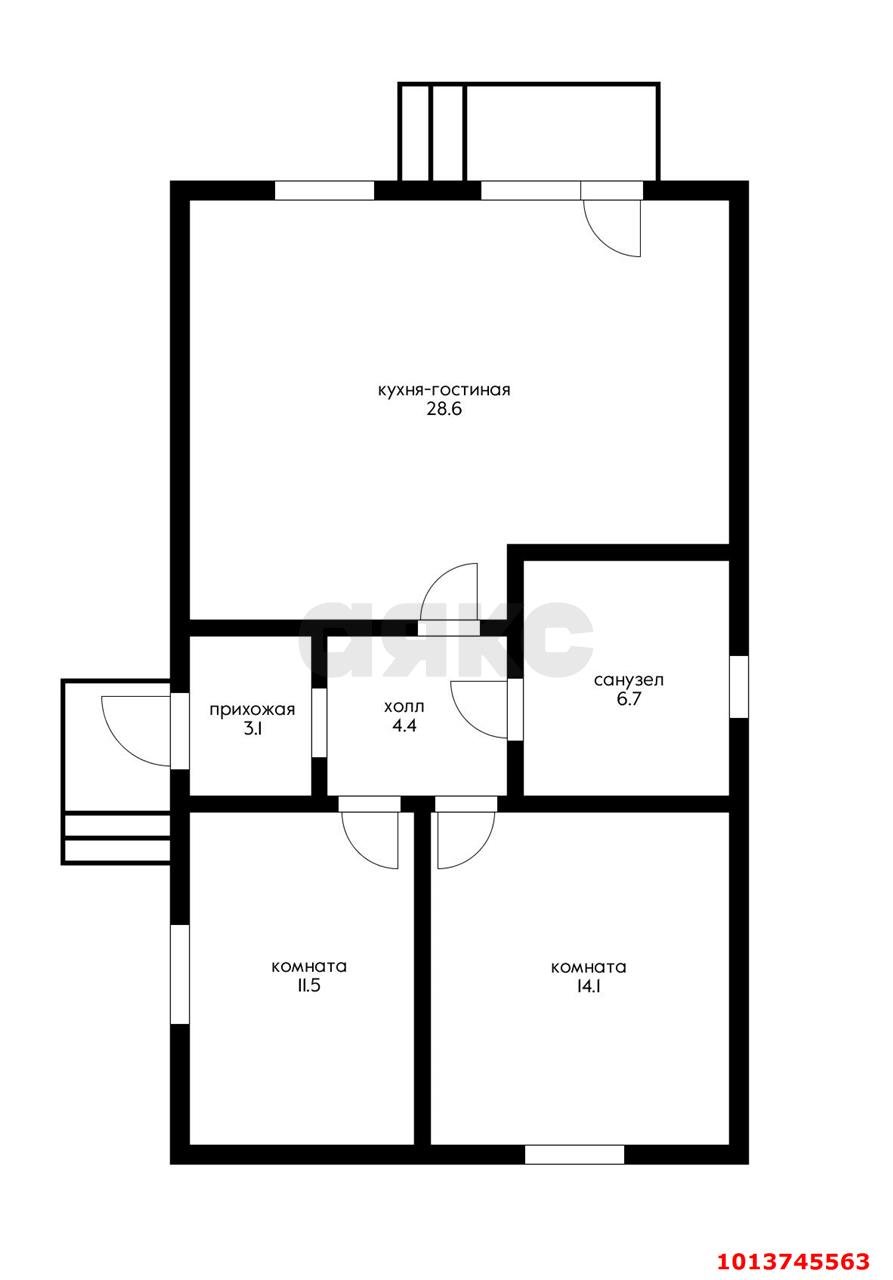 Фото №16: Дом 118 м² + 3.5 сот. - Краснодар, коттеджный  Крепость, ул. Новодмитриевская, 10/3