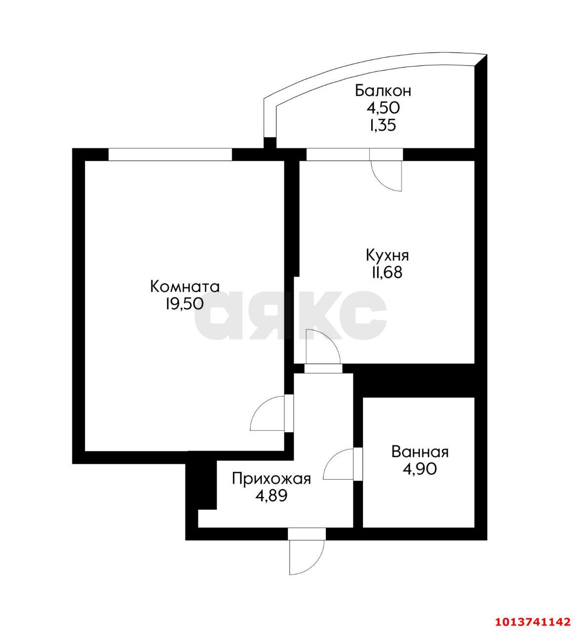 Фото №16: 1-комнатная квартира 43 м² - Краснодар, жилой комплекс На Стахановской, ул. Стахановская, 1