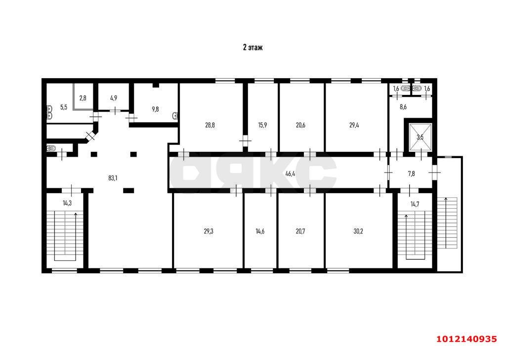 Фото №6: Офисное помещение 1400&nbsp;м², 1/5&nbsp;эт. - Краснодар, Центральный внутригородской округ, мкр. Дубинка, ул. Ставропольская, 7