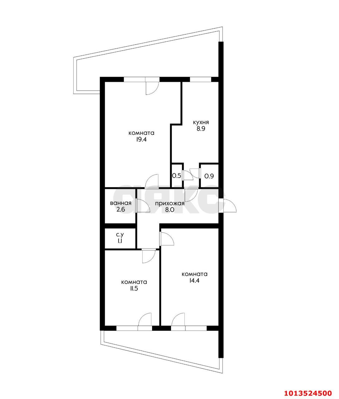 Фото №11: 3-комнатная квартира 80 м² - Краснодар, Западный внутригородской округ, ул. Красная, 145/1