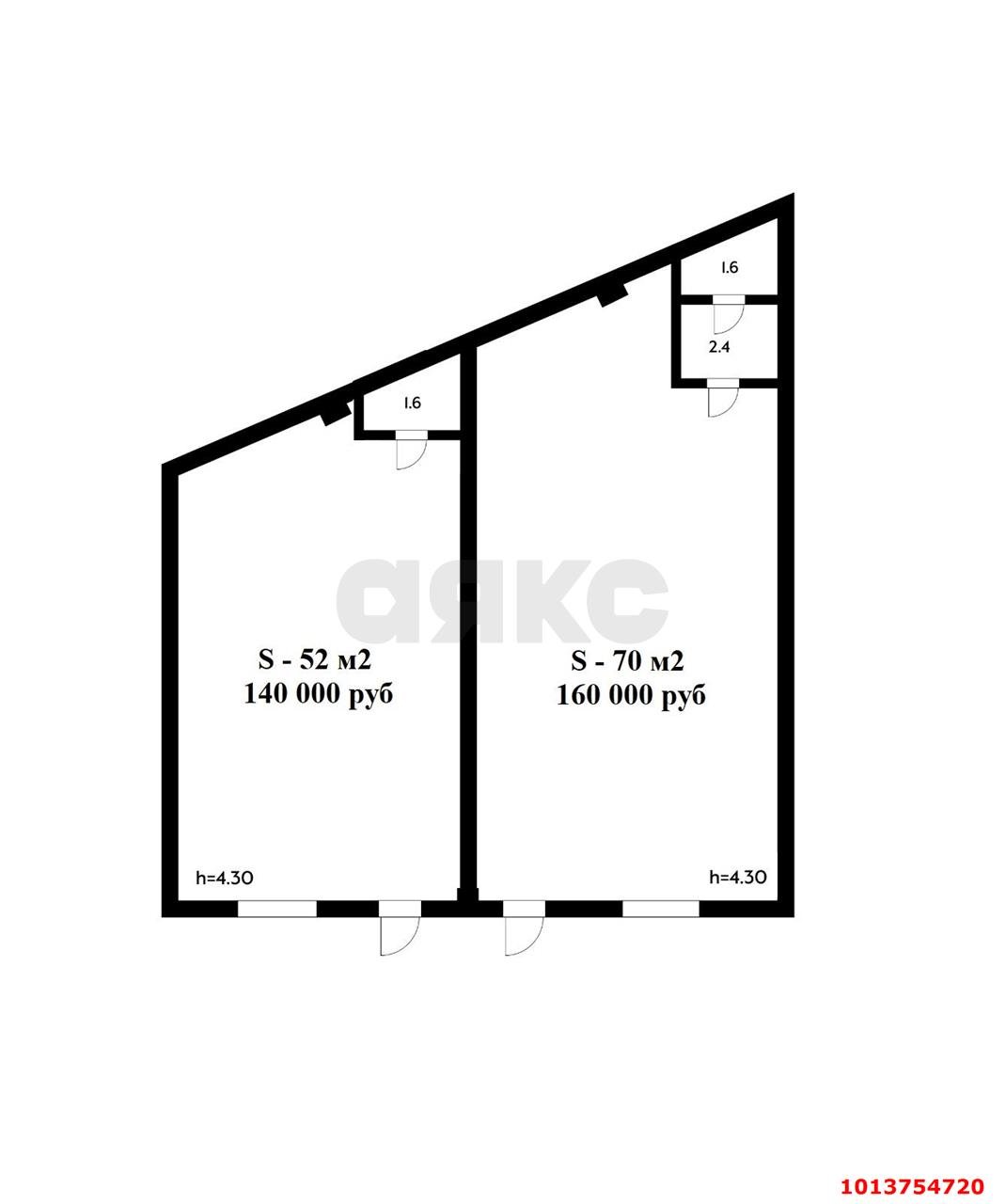 Фото №7: Торговое помещение 70 м² - Краснодар, Славянский, ул. Заполярная, 35к3/1