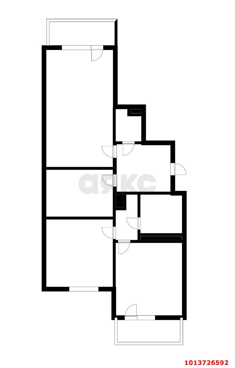 Фото №13: 3-комнатная квартира 65 м² - Афипский, ул. 50 лет Октября, 102