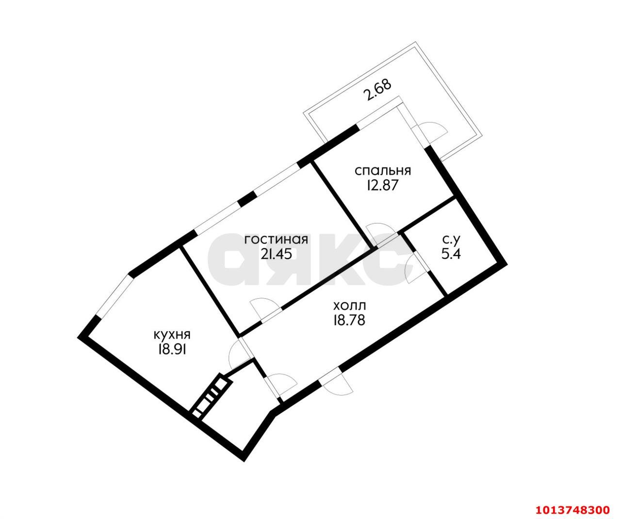 Фото №5: 2-комнатная квартира 91 м² - Краснодар, жилой комплекс Триумф, ул. имени П.М. Гаврилова, 27