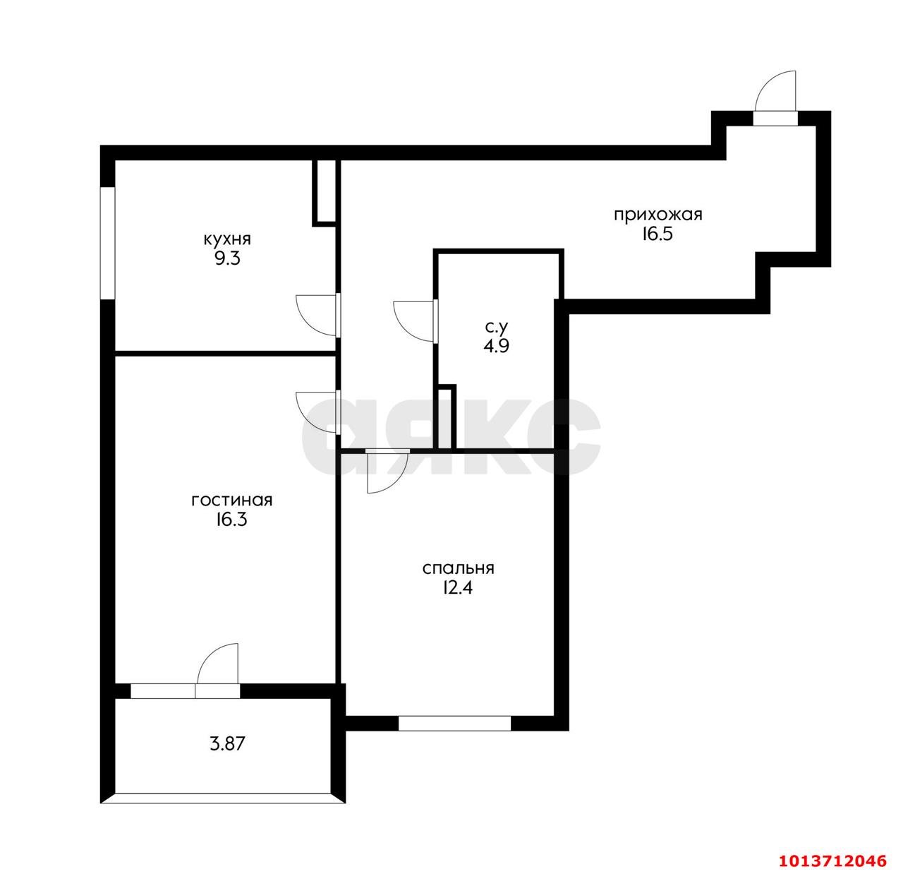 Фото №18: 2-комнатная квартира 59 м² - Краснодар, Восточно-Кругликовский, ул. им. Героя Яцкова И.В., 8