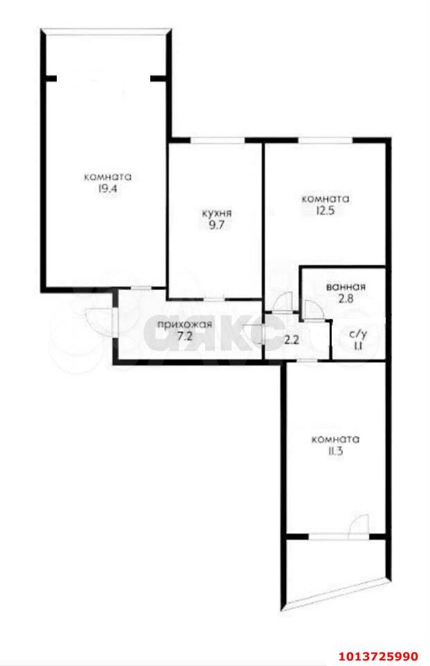 Фото №17: 3-комнатная квартира 76 м² - Краснодар, Комсомольский, ул. Уральская, 164